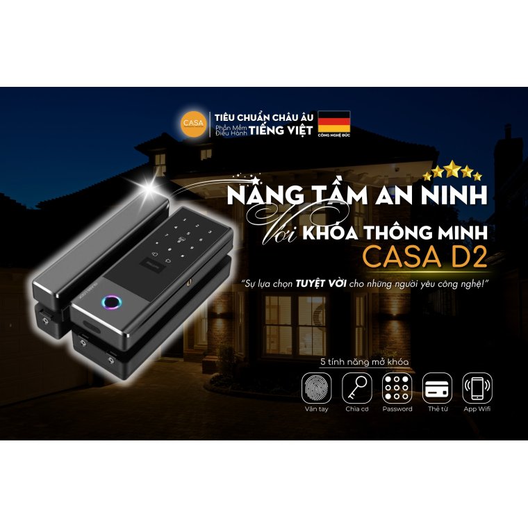 Khóa thông minh - Công Ty TNHH 1 TV NK TMDV Thiết Bị Thông Minh CASA
